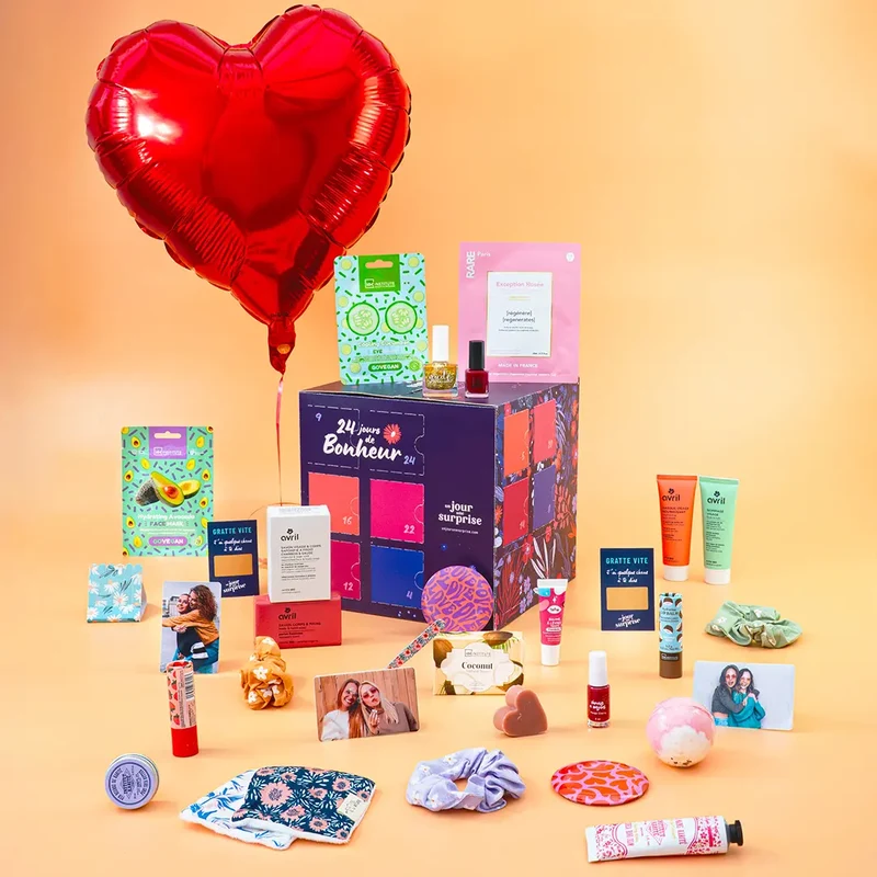 Calendrier de l'avent beauté à personnaliser en ligne