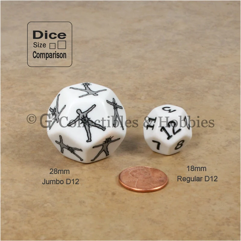 D12 Body Part Hit Location Die