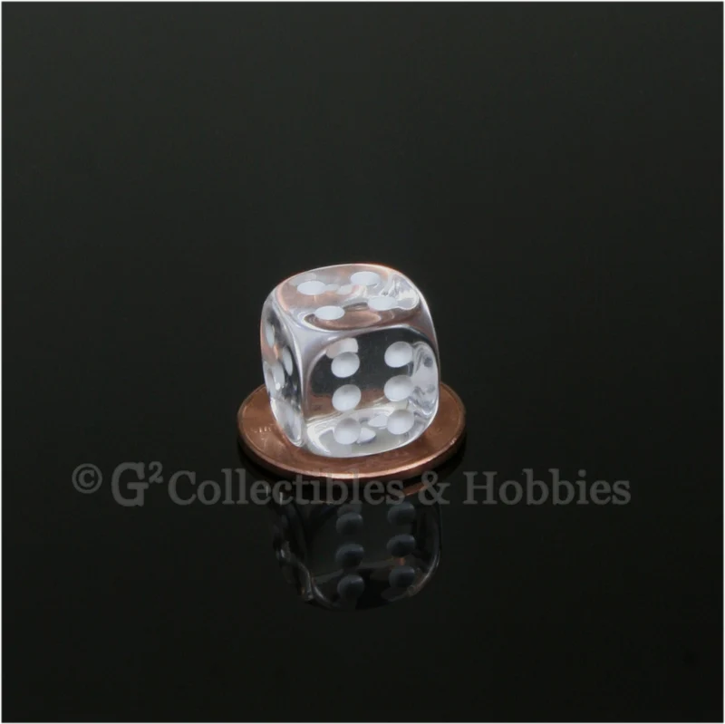 D6 12mm Transparent Multicolor 9pc Dice Set - 9 Colors