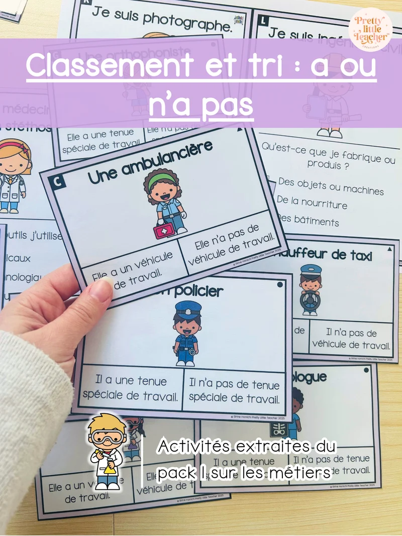 Classement et tri : a ou n'a pas (3x)