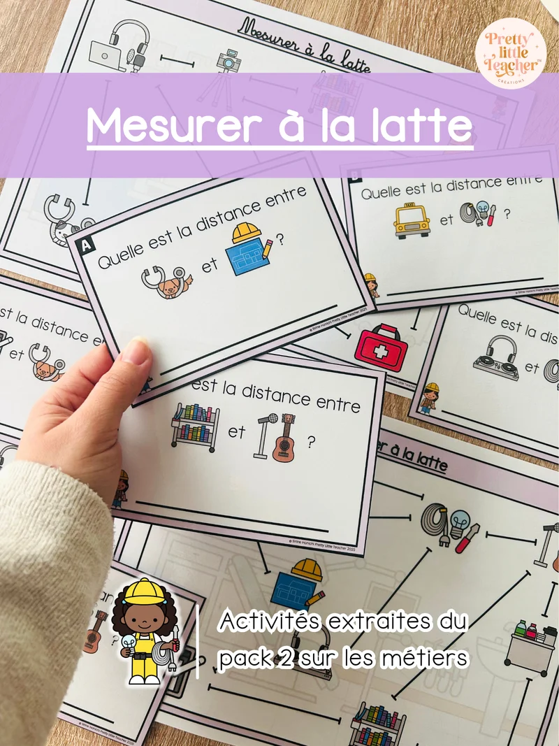 Mesurer à la latte (3x)