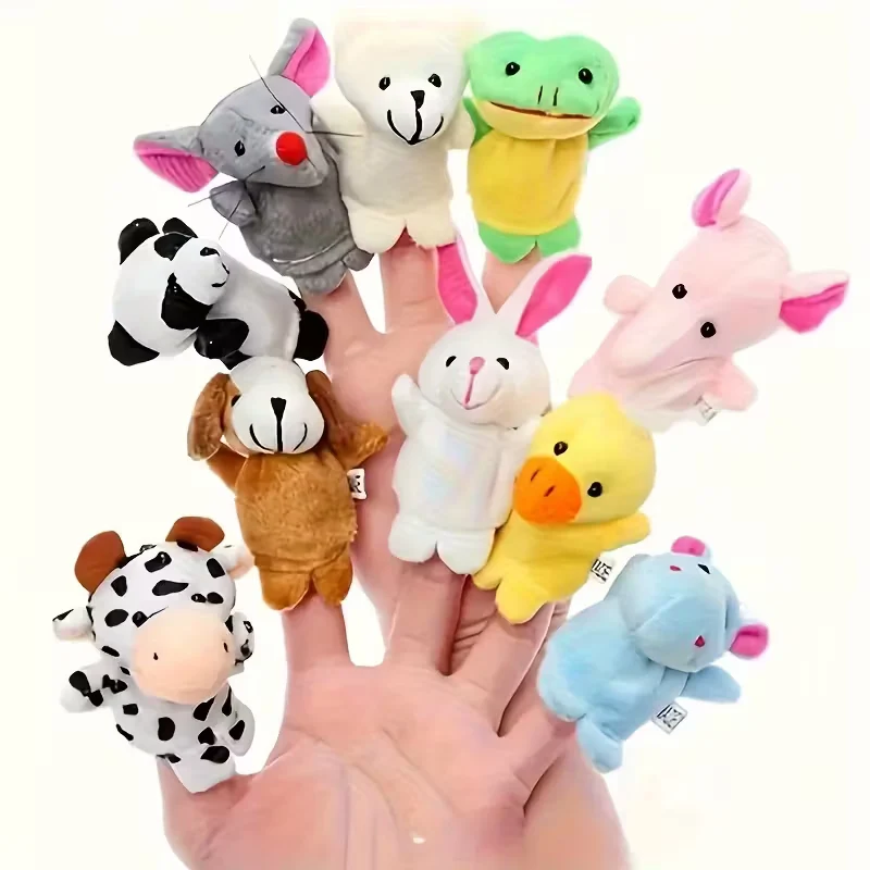 Marionnette à doigts miniature - animaux aléatoires