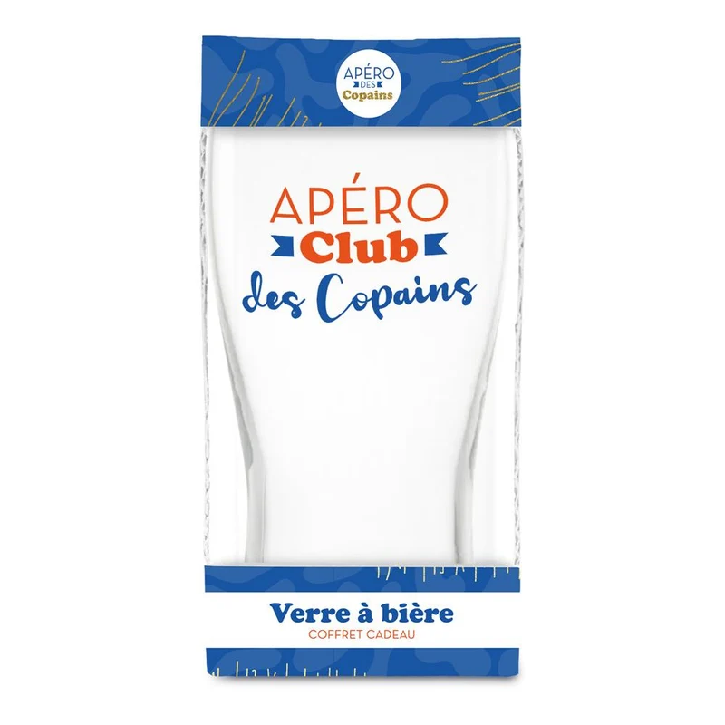 Verre à bière "L'Apéro Club des Copains"