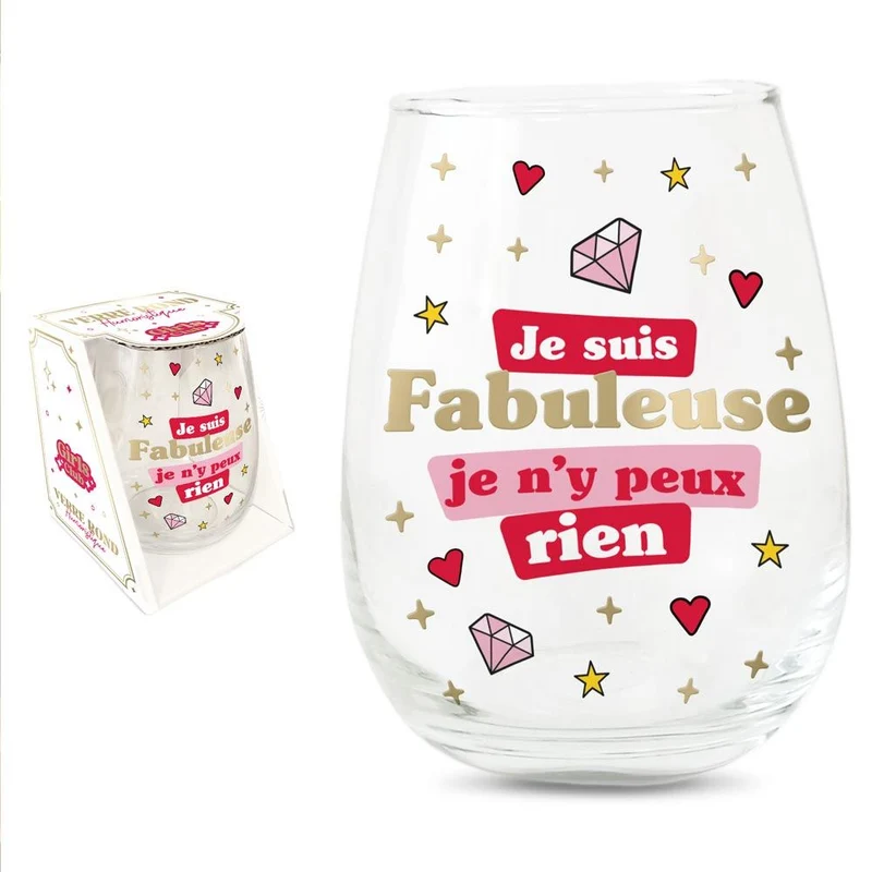 Verre rond "Fabuleuse"