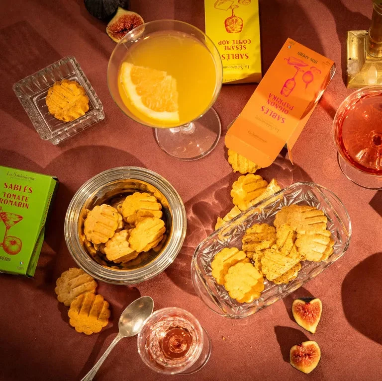 Biscuits sablés apéritif tomate romarin - 40 g