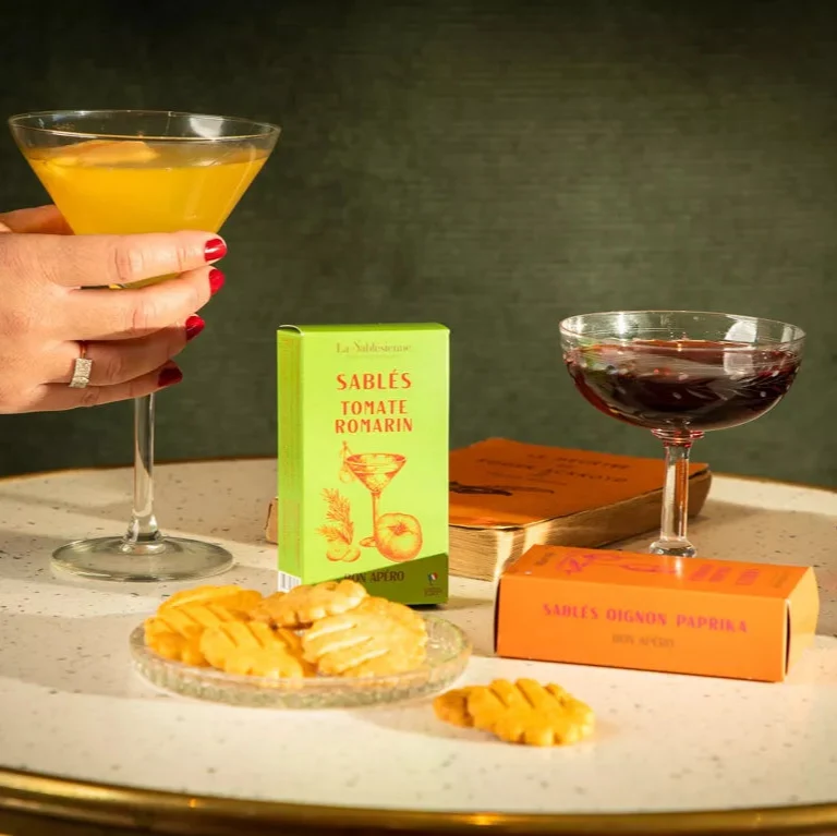 Biscuits sablés apéritif tomate romarin - 40 g