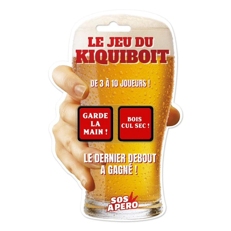 2 dés - Jeu d’apéro Kiquiboit