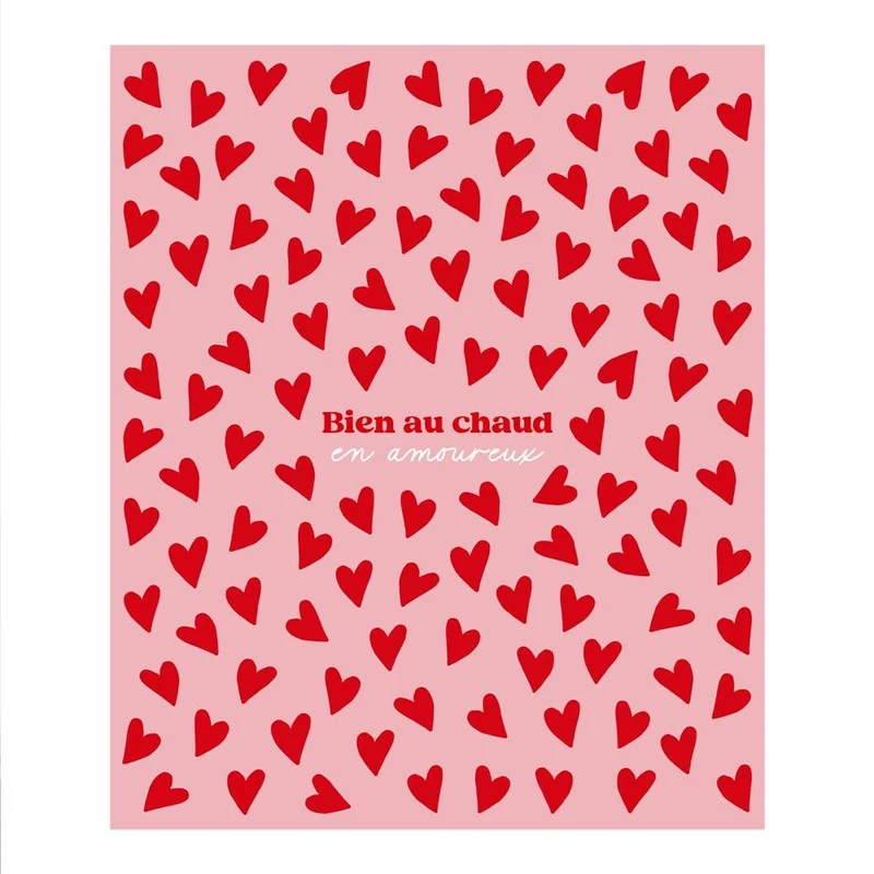 Plaid "Bien au chaud en amoureux"