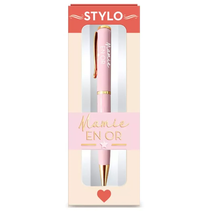 Stylo "Mamie en or"