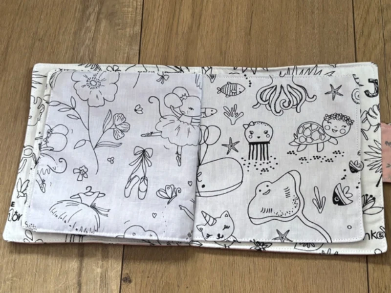 Le cahier de coloriage lavable