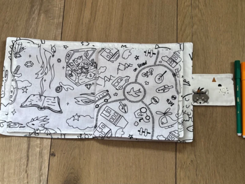 Le cahier de coloriage lavable