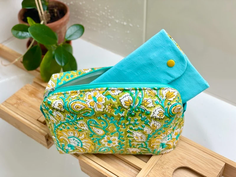 Duo trousse de toilette, trousse à bijoux