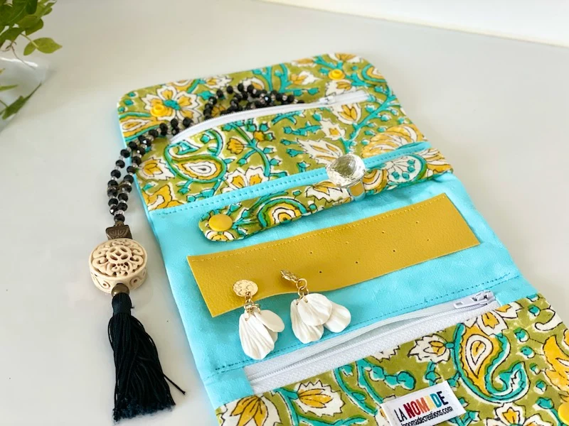 Duo trousse de toilette, trousse à bijoux