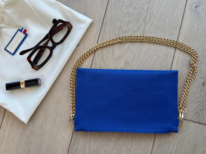 Pochette chaine & cuir Paris