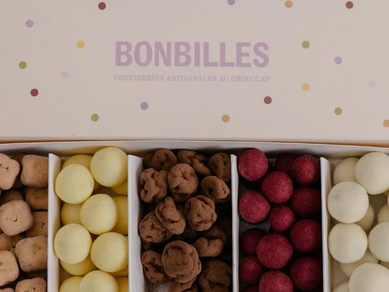 2 coffrets de chocolats "Bonbilles" (420 g)