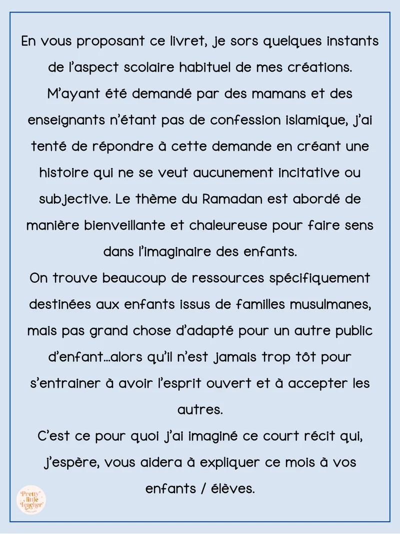 Lecture : expliquer le Ramadan aux enfants