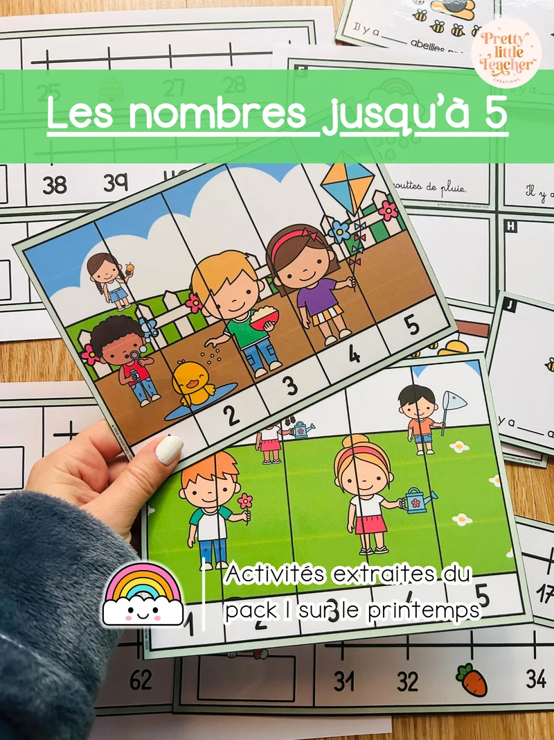 Compter jusqu’à 5 (3x)