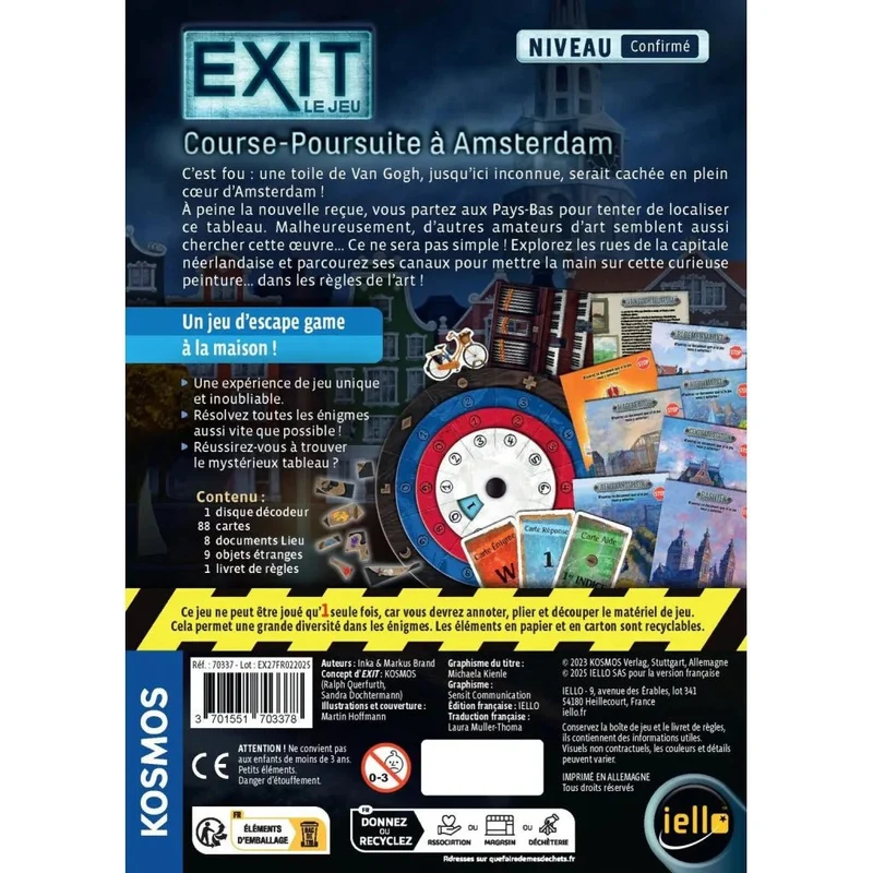 Exit : Course Poursuite à Amsterdam