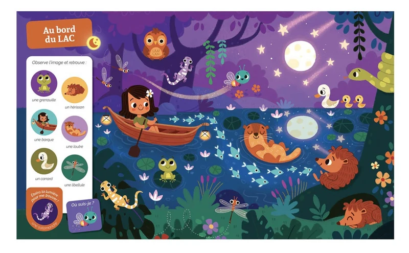 Cherche & trouve des tout-petits | Qui brille dans la nuit