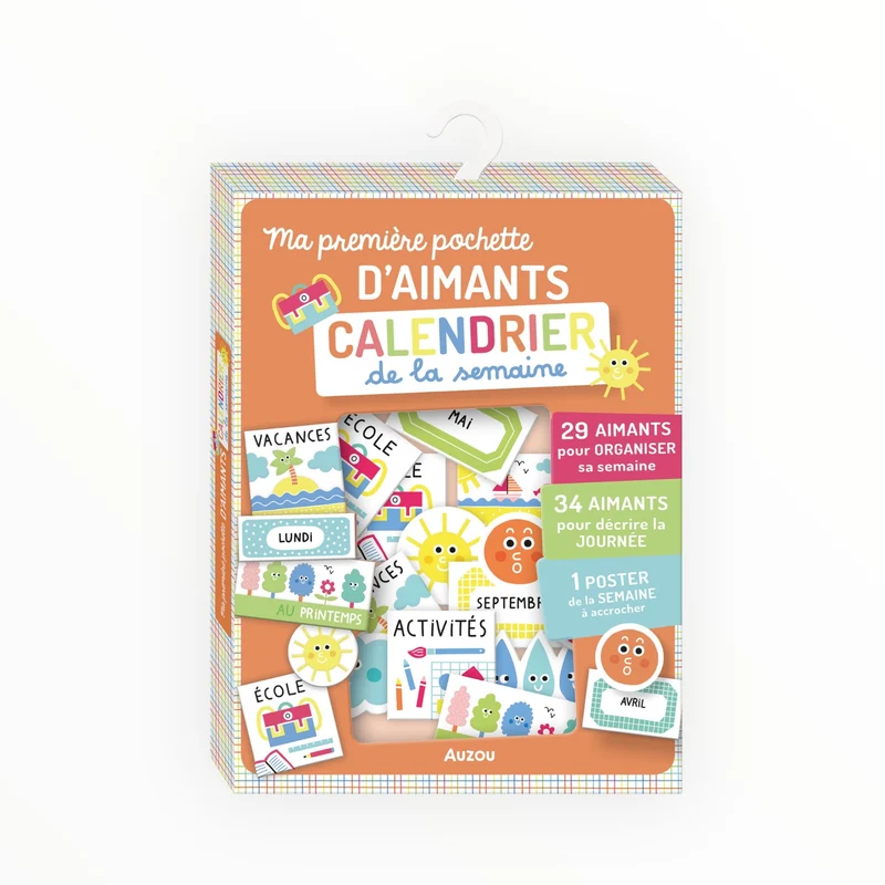 Ma pochette d'aimants | Calendrier de la semaine