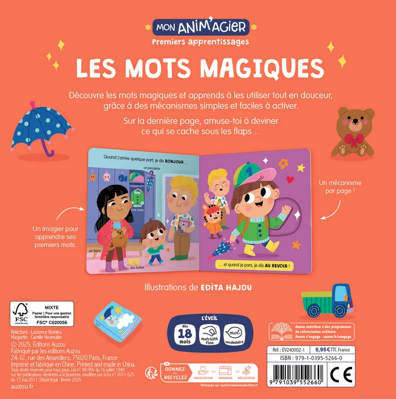 Livre anim'agier | Les mots magiques