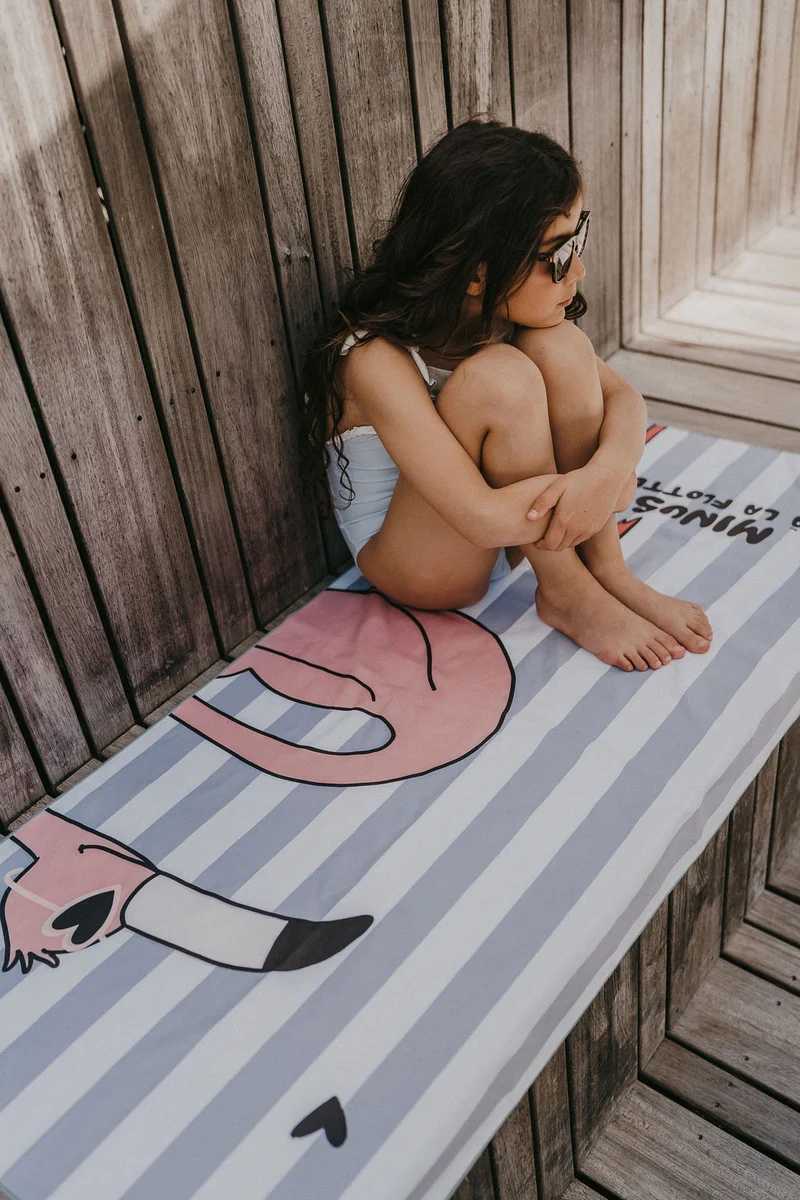 Serviette de plage | Flamant