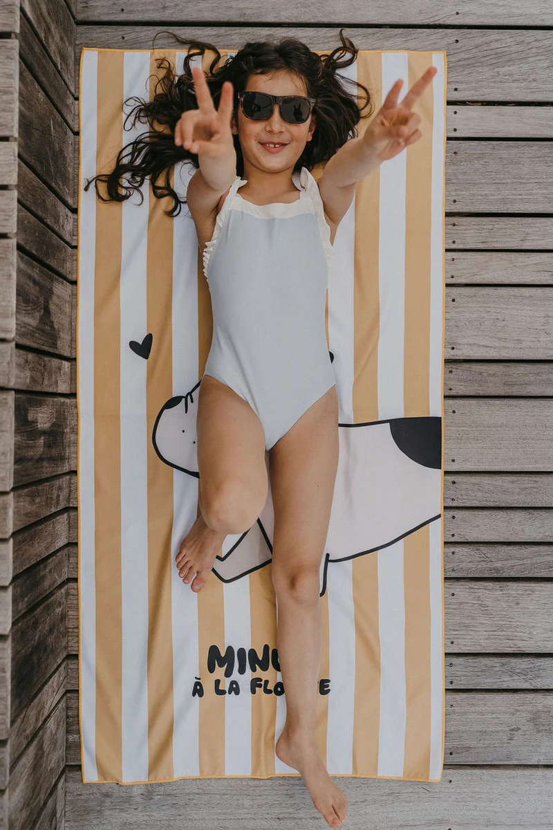 Serviette de plage | Bouledogue
