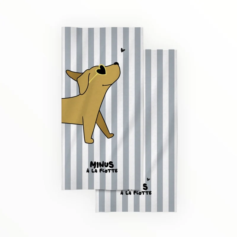 Serviette de plage | Chiot