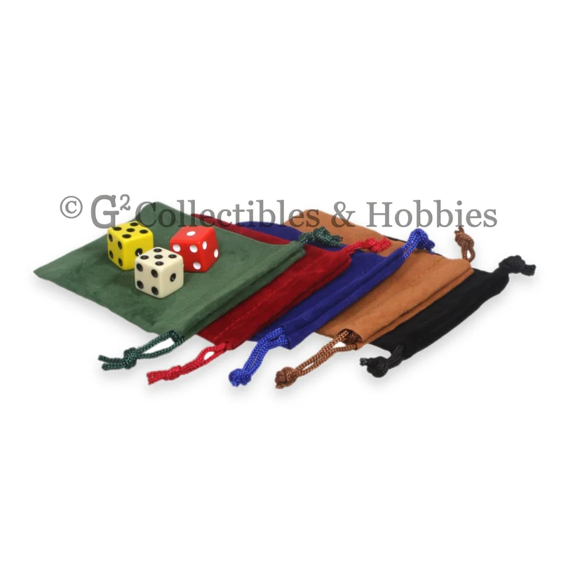 Dice Bag: Small Velveteen - 5pc Set
