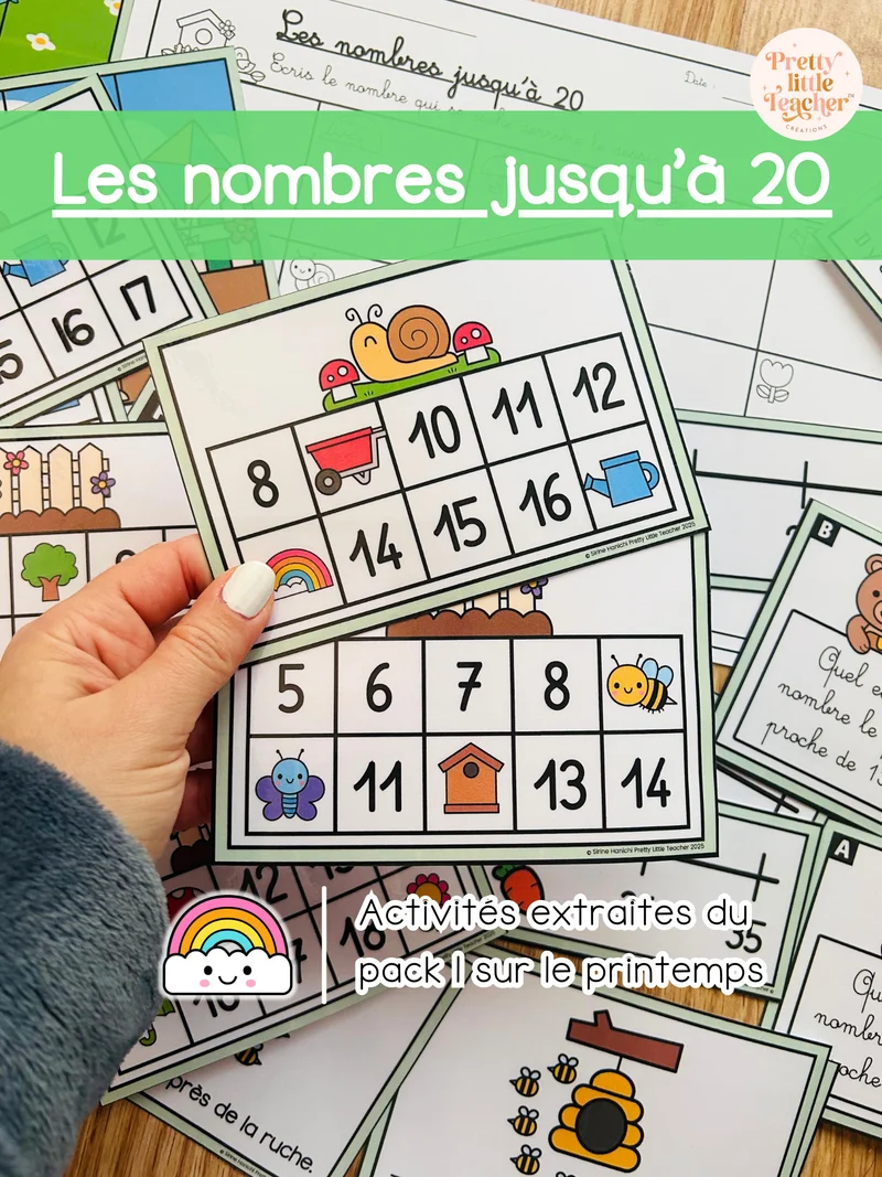 Compter jusqu’à 20 (3x)