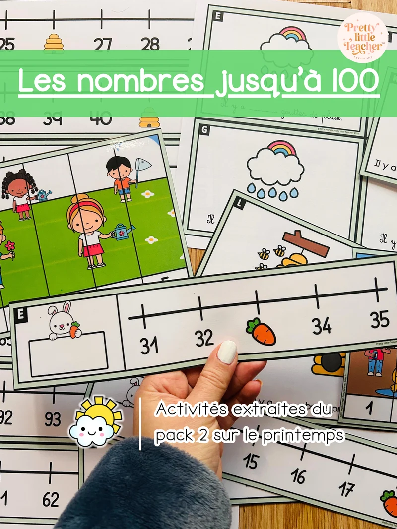 Compter jusqu’à 100 (3x)