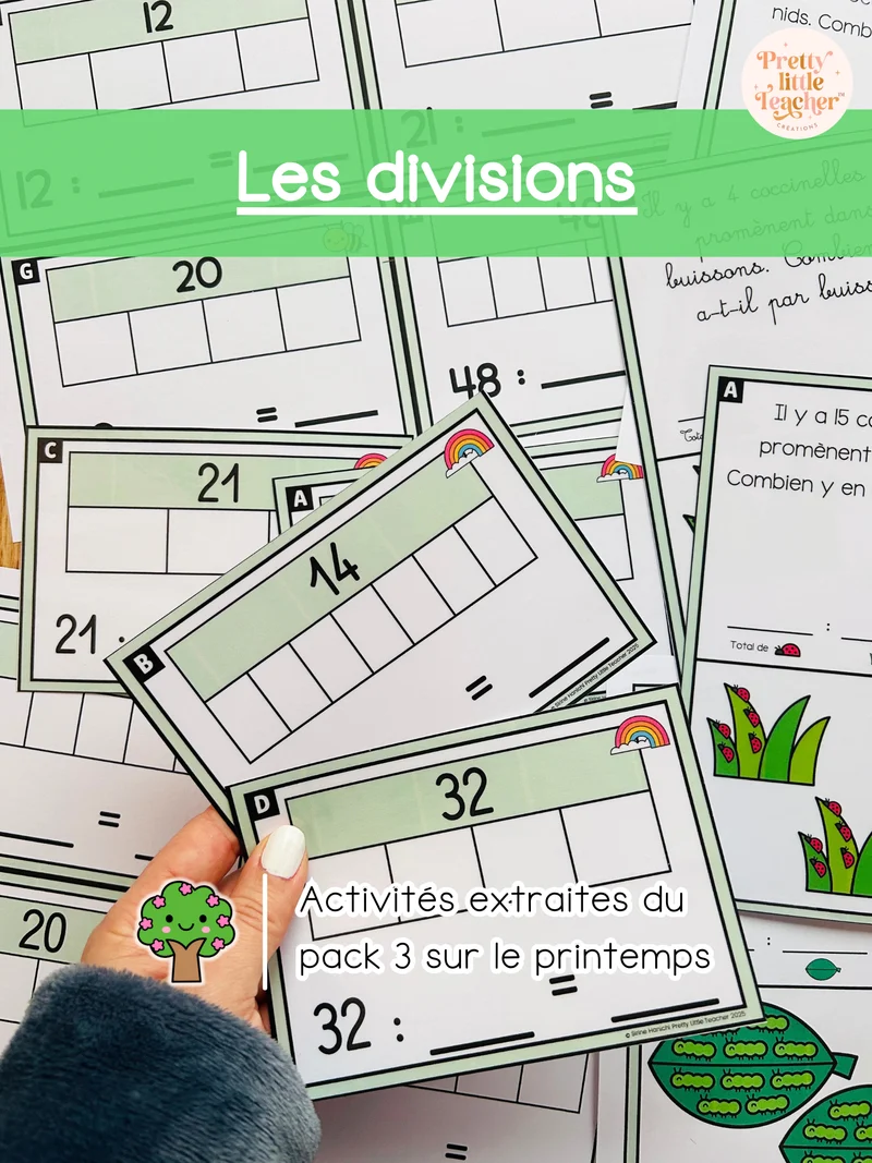Les divisions (3x)
