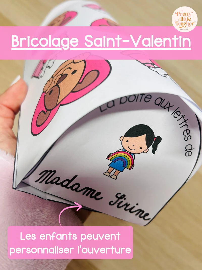 Bricolage et lettre de Saint-Valentin