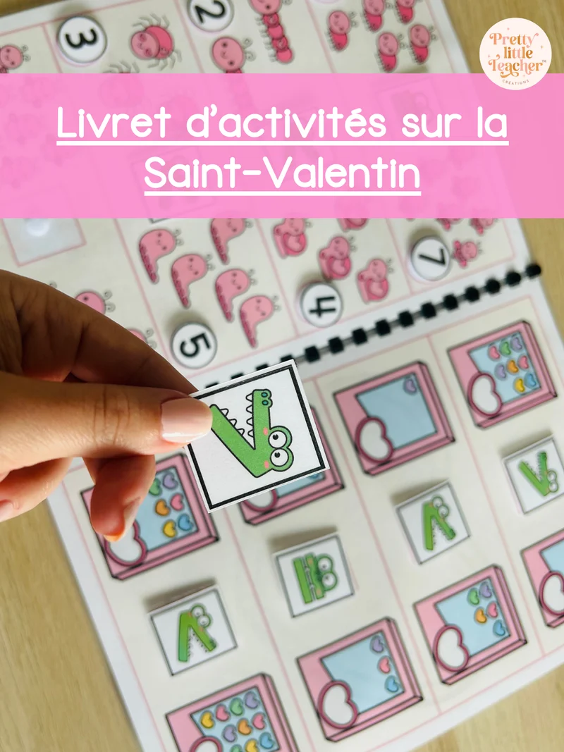 Livret d'activités sur la Saint-Valentin (3 à 5 ans)
