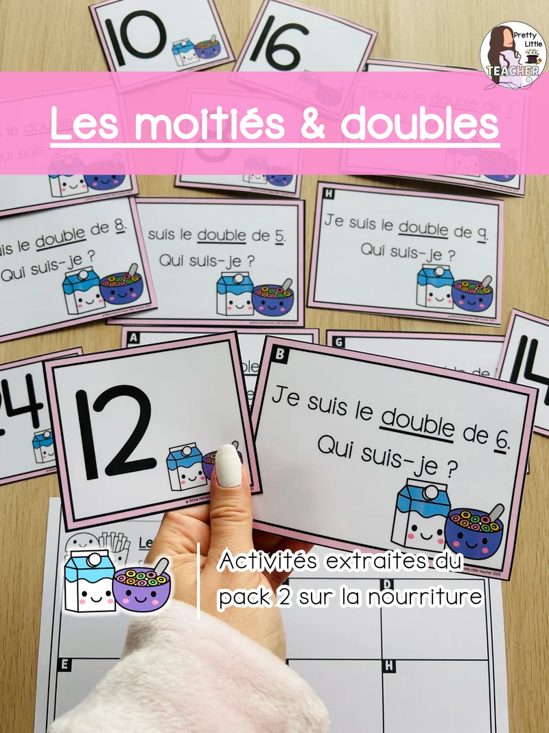 Les doubles et les moitiés (3x)