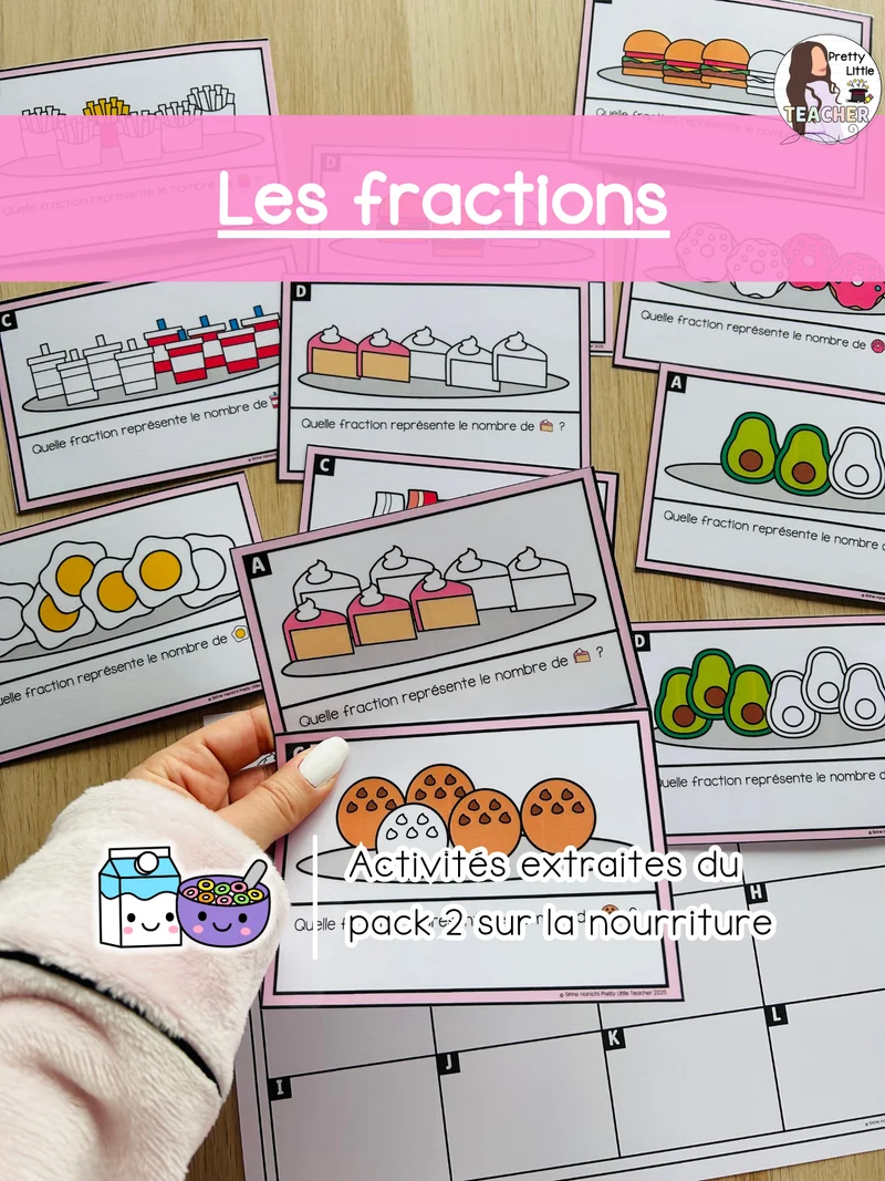 Les fractions (3x)