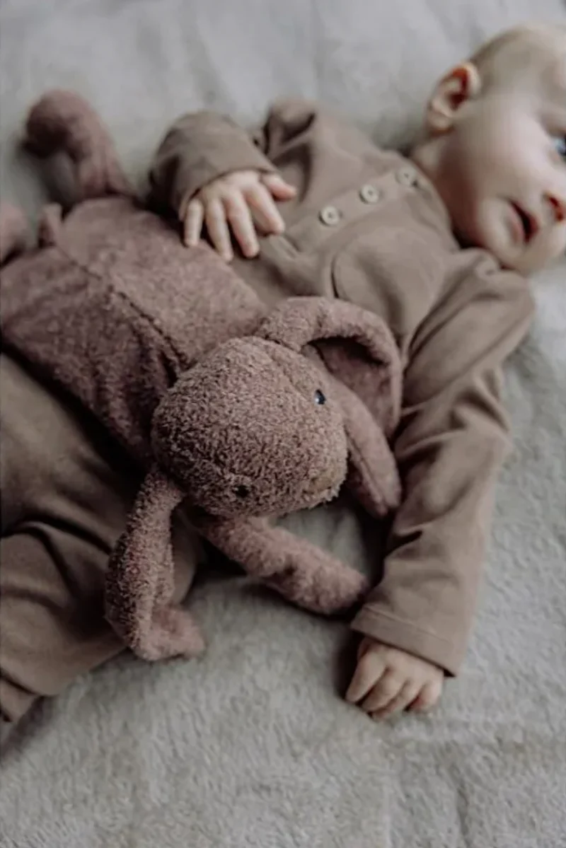 Peluche bouillotte | Lapin rubis