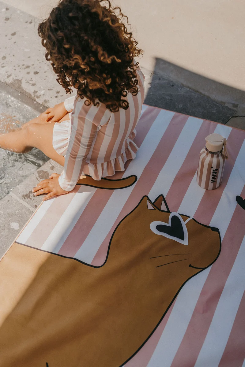 Serviette de plage | Chat