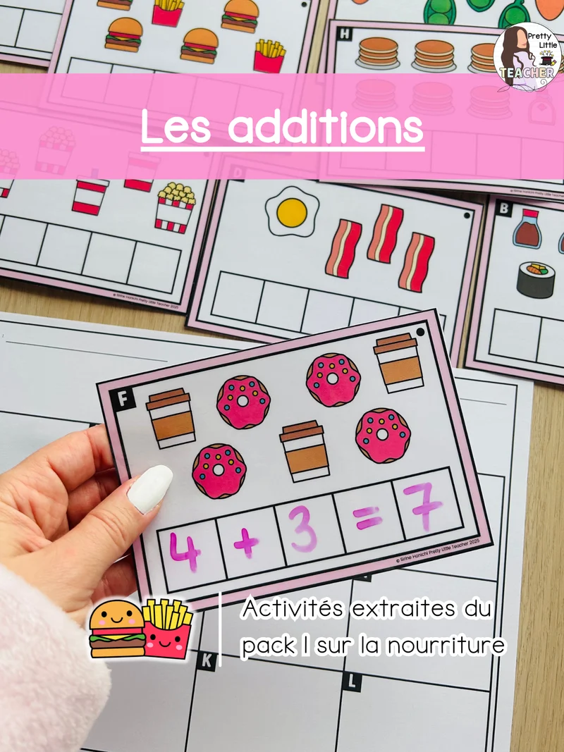 Les additions jusqu'à 10 (3x)