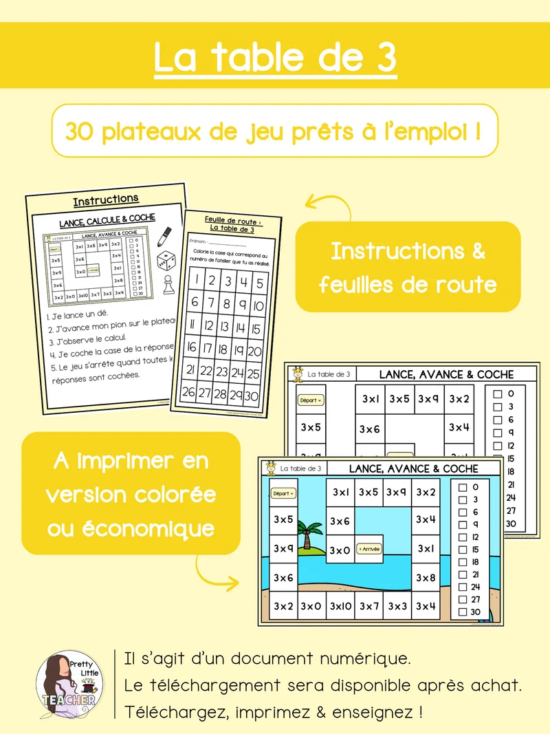 La table de 3