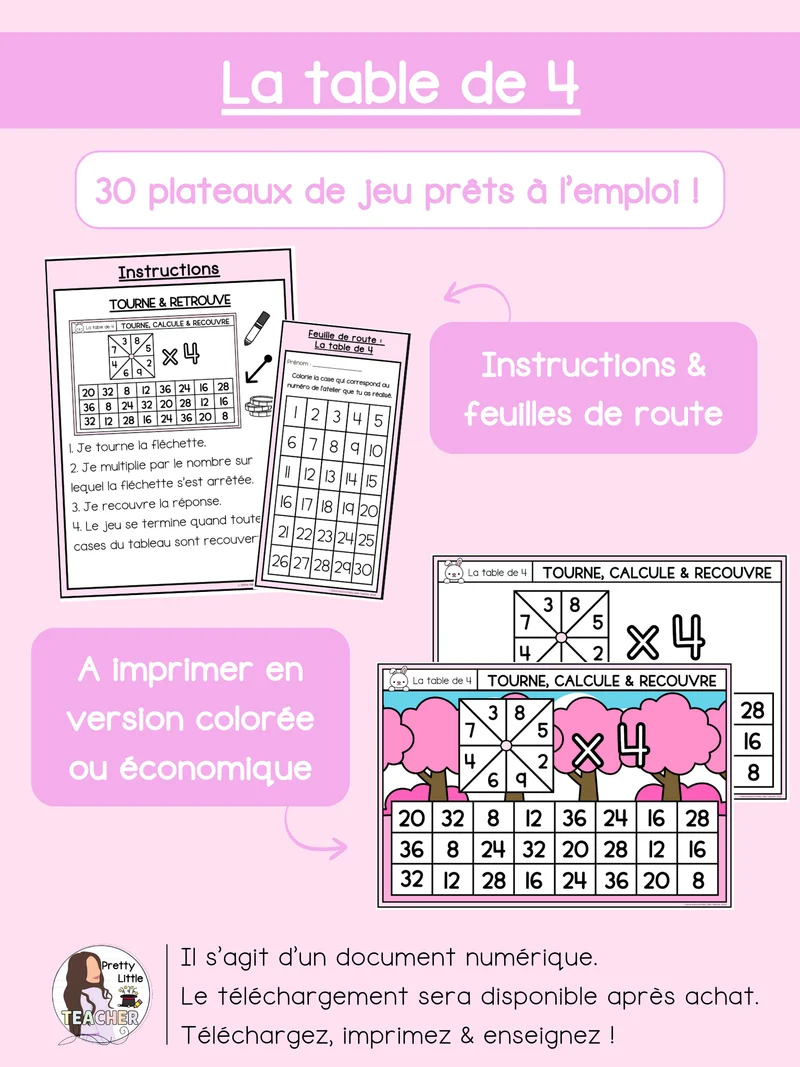 La table de 4