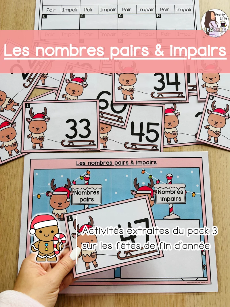 Pack 3 de Mathématique sur les fêtes de fin d'année