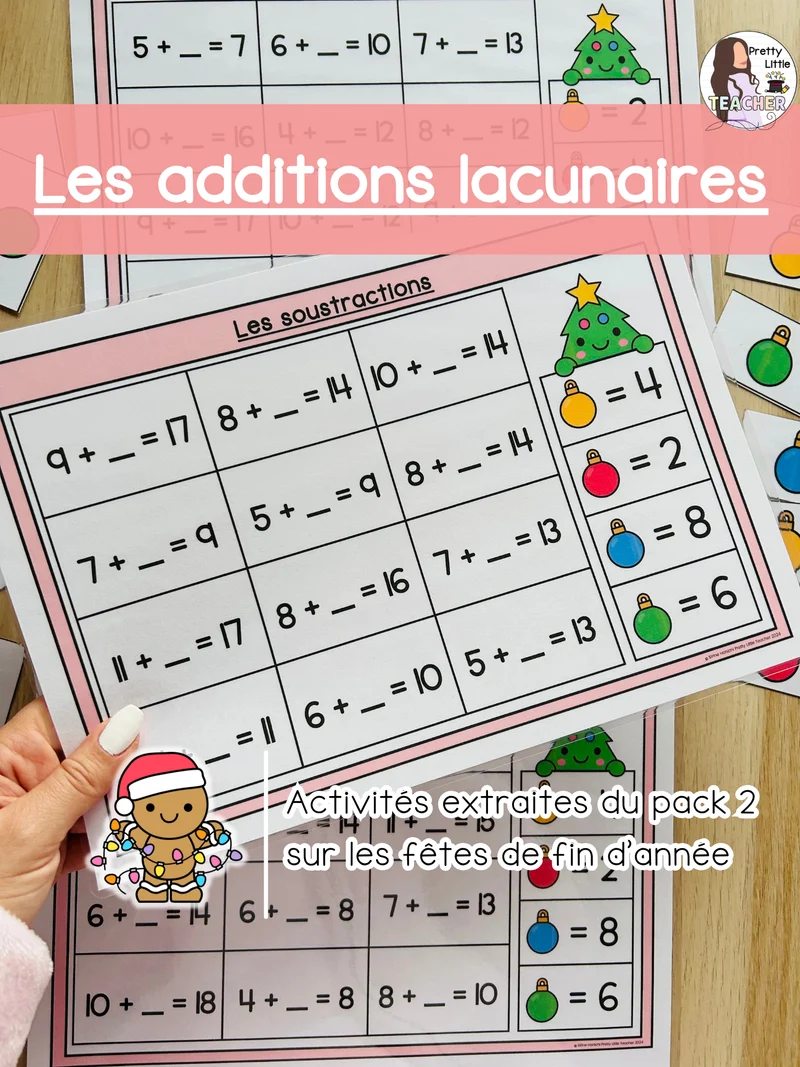Pack 2 de Math sur Noël