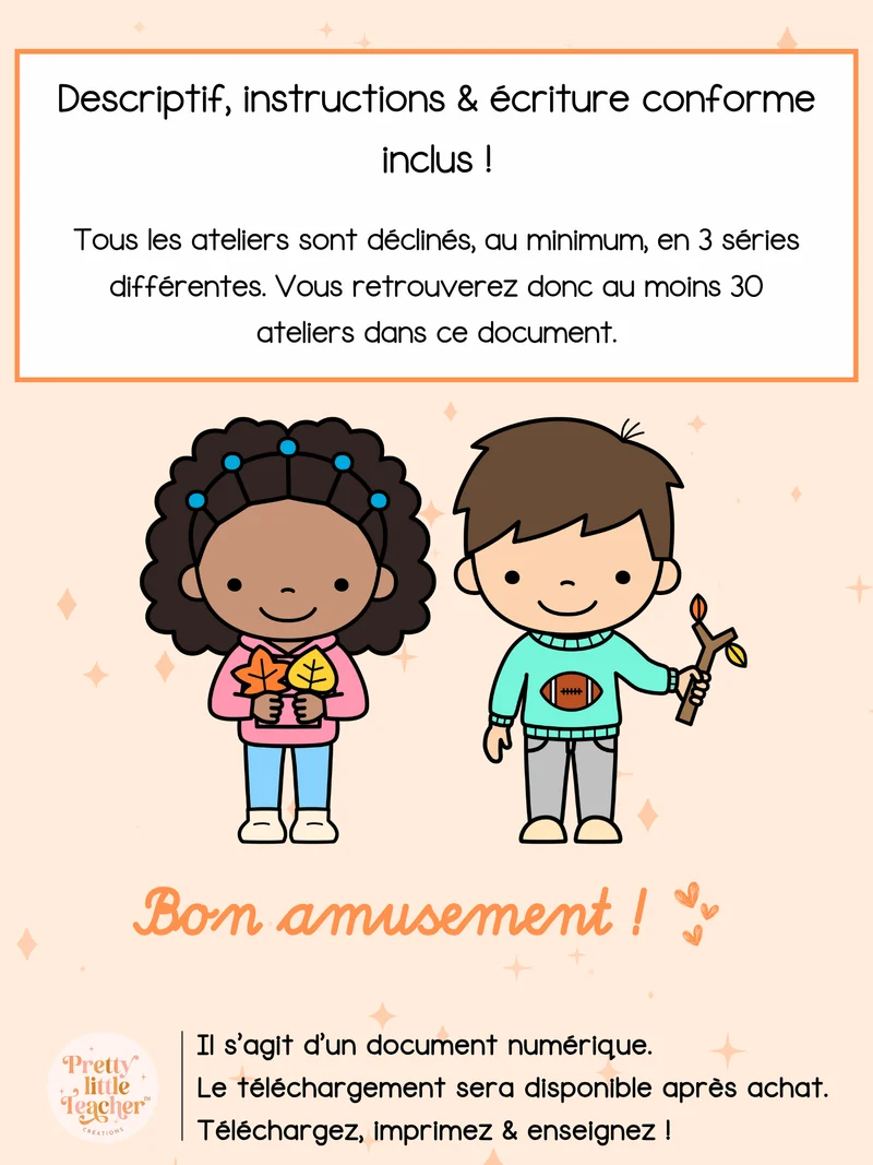 Pack 1 Math sur l'automne