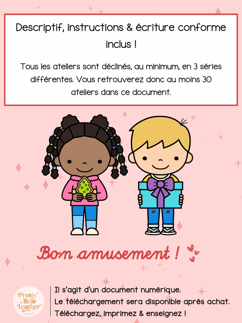 Pack 1 de Math sur Noël