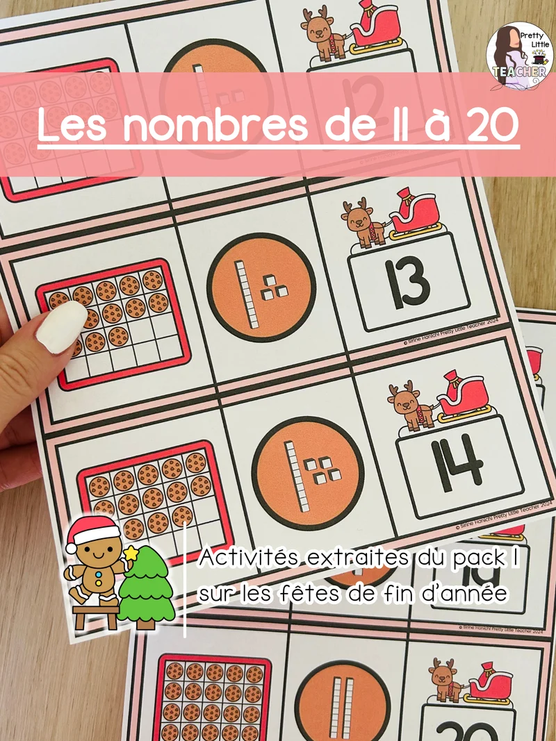 Pack 1 de Math sur Noël