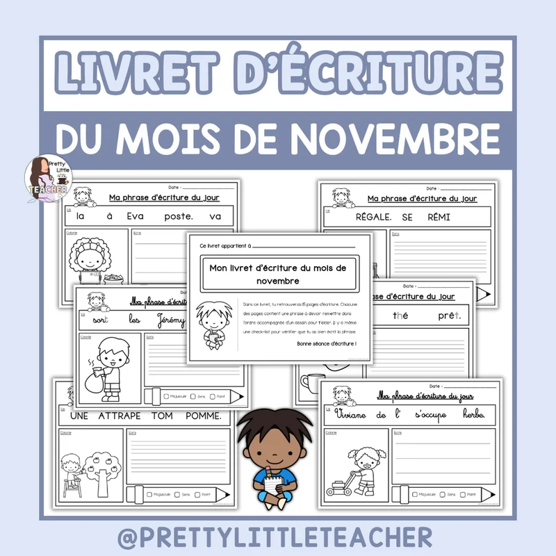 Livret d'écriture de novembre