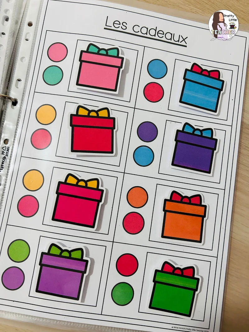 Livret d'activités de Noël (3 à 5 ans)