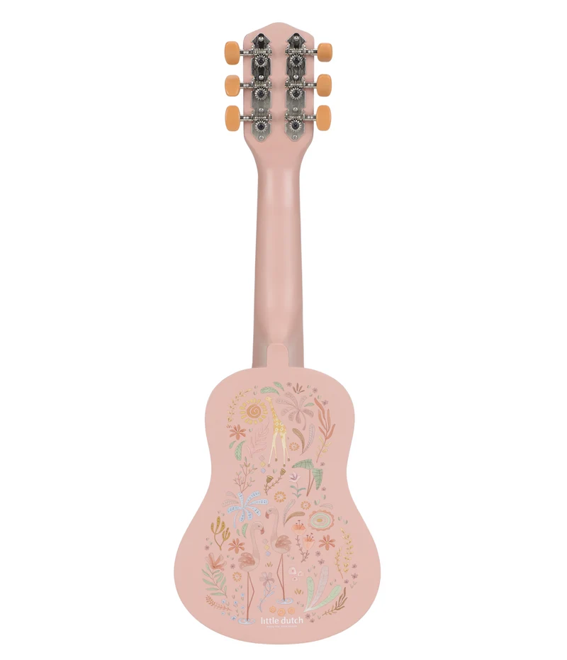 Guitare en bois | Rose