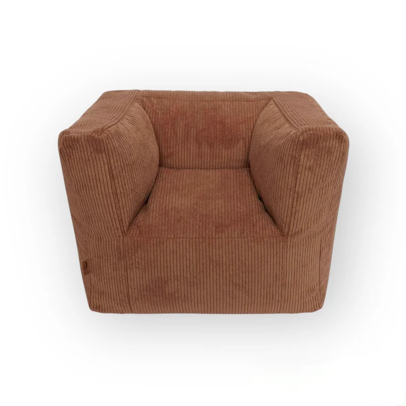 Fauteuil velours côtelé | Caramel